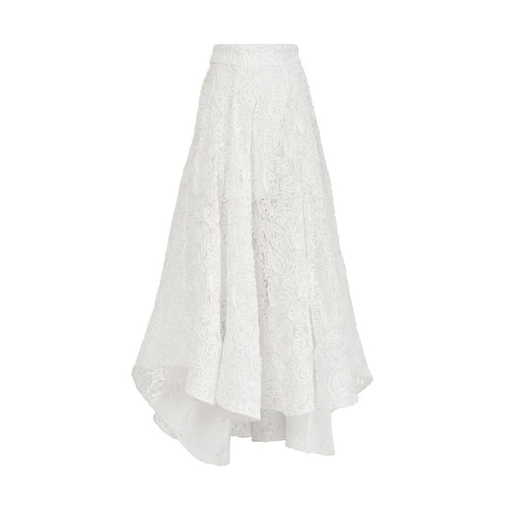 Maticevski Promising Embroidered Lace Midi Skirt Top Wedding Dress - Picture 6 of 14